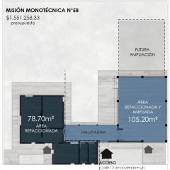 PLANTA - refacción y ampliación de institución técnica de La Rioja
